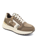 Emer Platform Trainers – Khaki