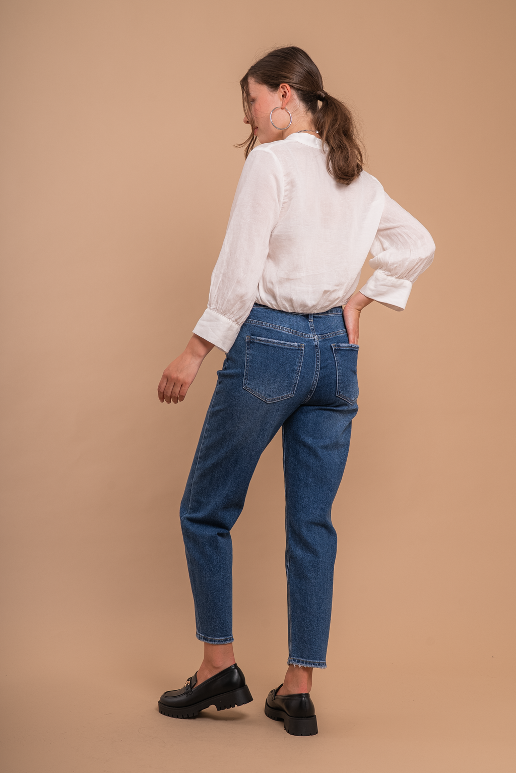 Suzy High Rise Tapered Jeans