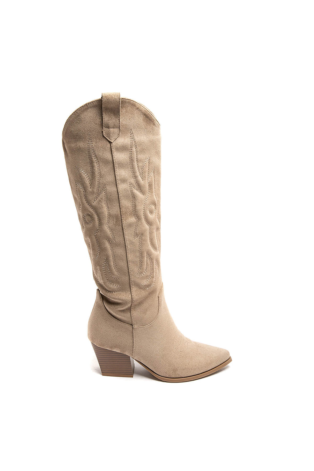 EVE COWBOY WESTERN BOOTS - KHAKI