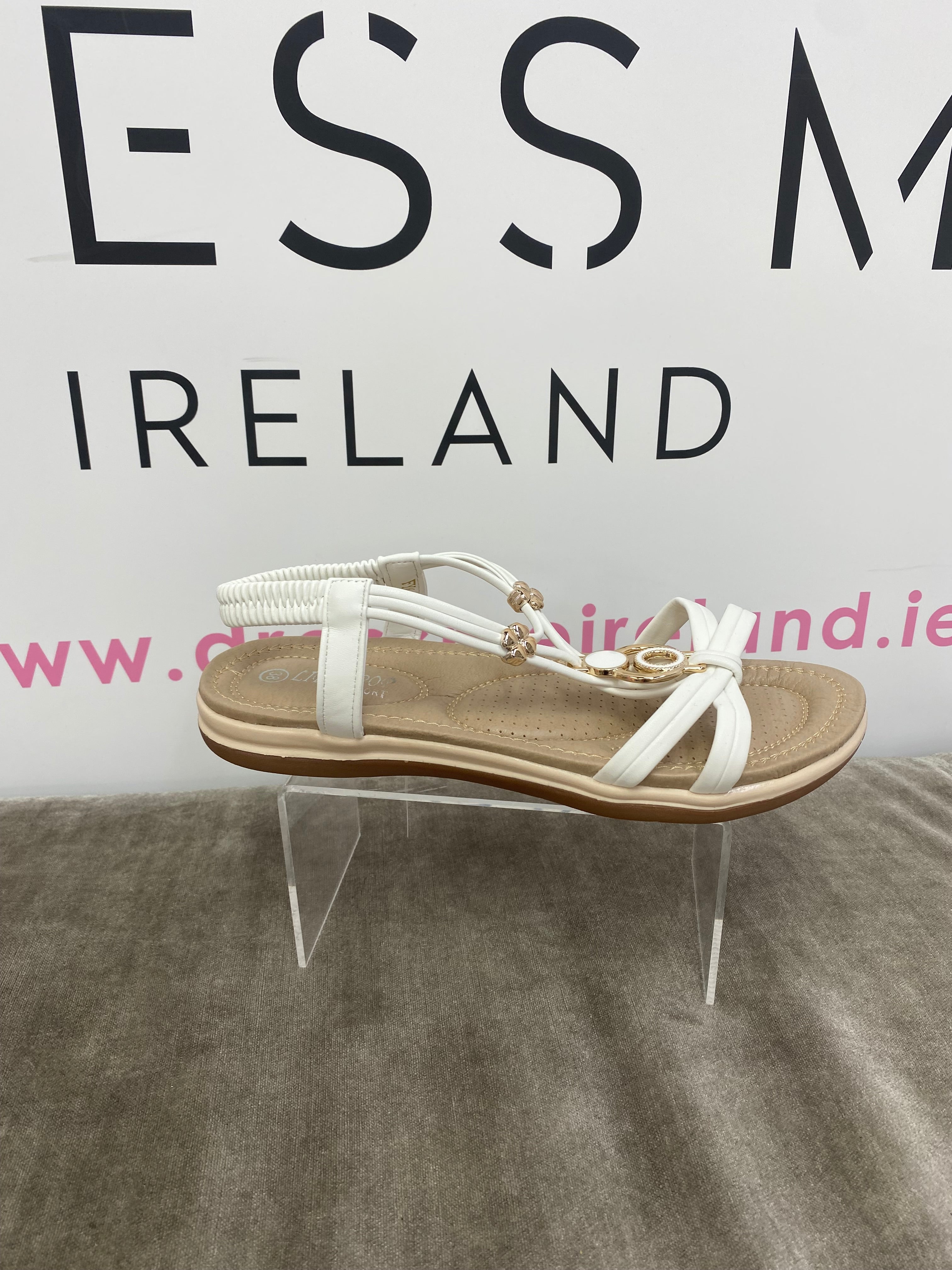 GIA SANDAL - WHITE