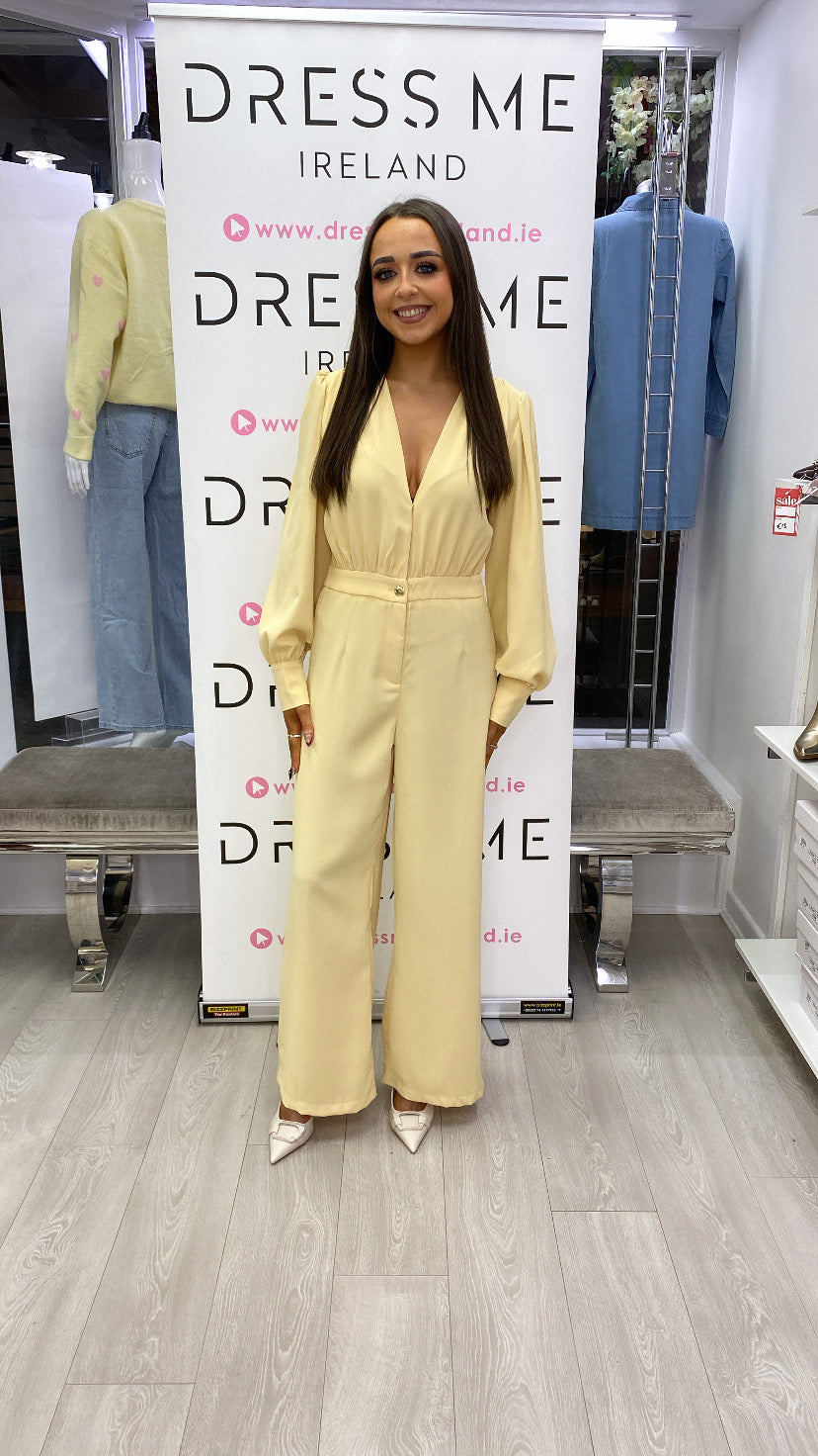 LAUREN JUMPSUIT - YELLOW