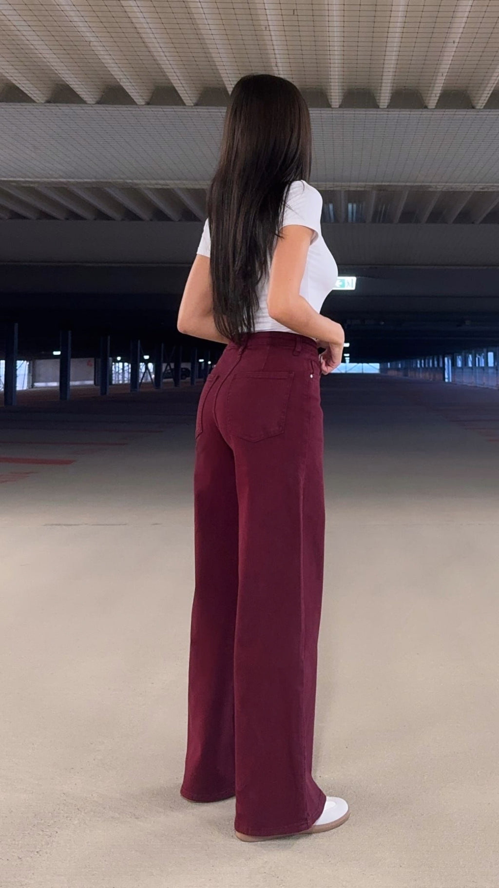 DANI JEANS BURGUNDY