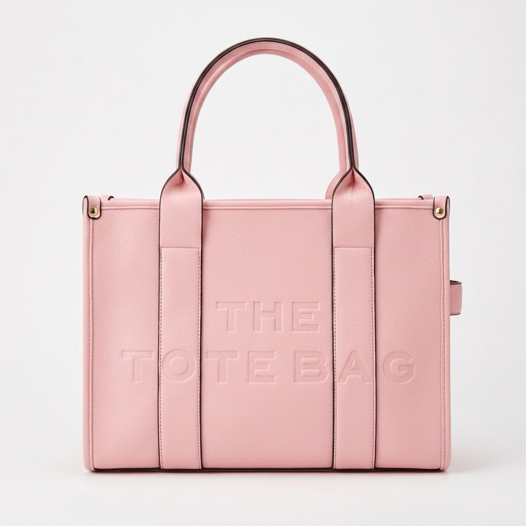 RIA Structured Tote Bag - Pink