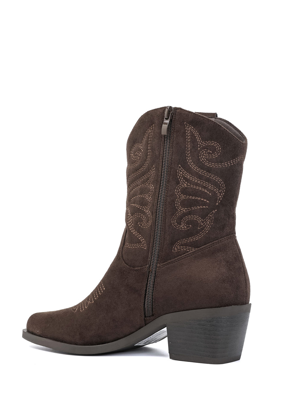 Sadie Western Boot - Brown