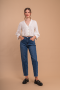 Suzy High Rise Tapered Jeans