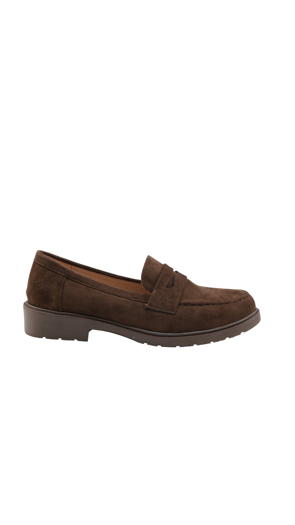 ZOE LOAFER - BROWN SUEDE