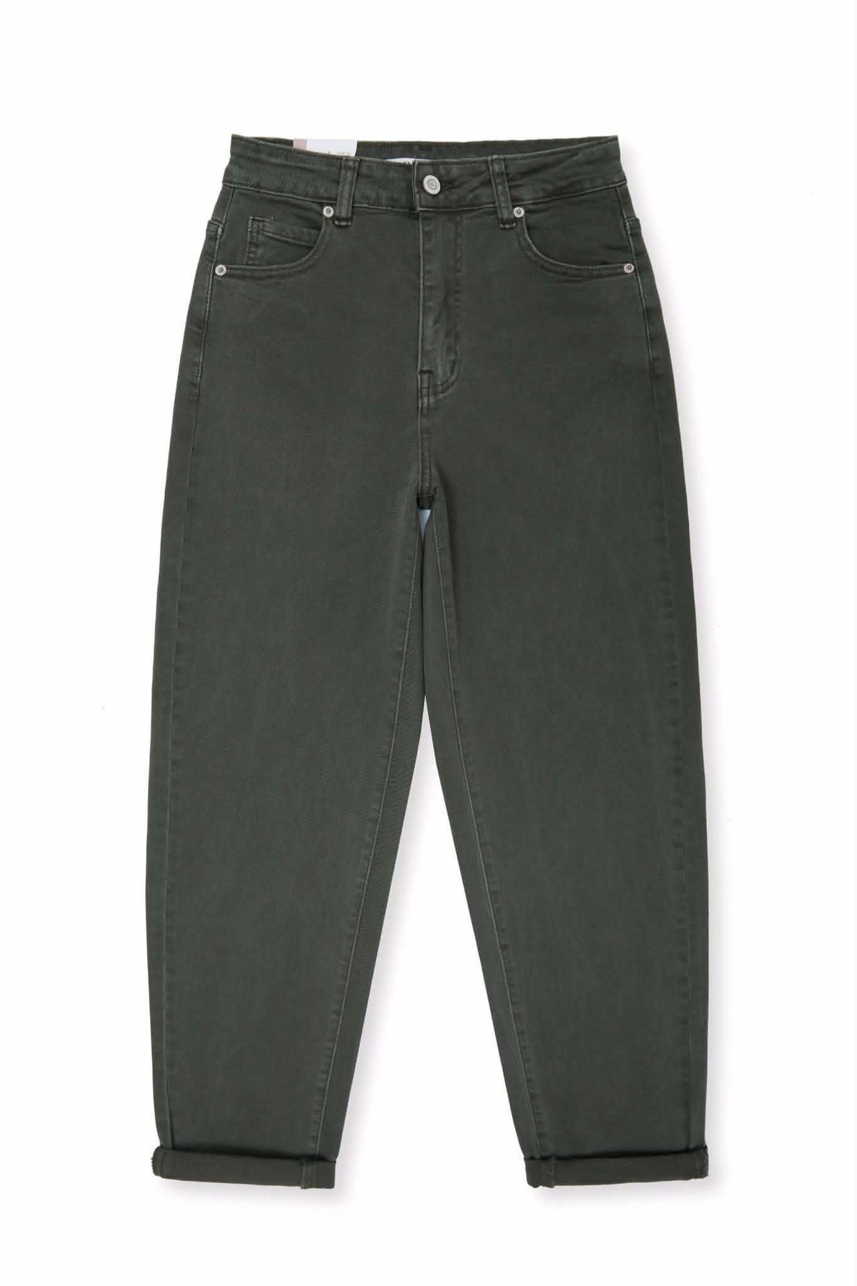 GRACE Mom Jeans - Khaki