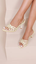 POLLY HEEL - YELLOW