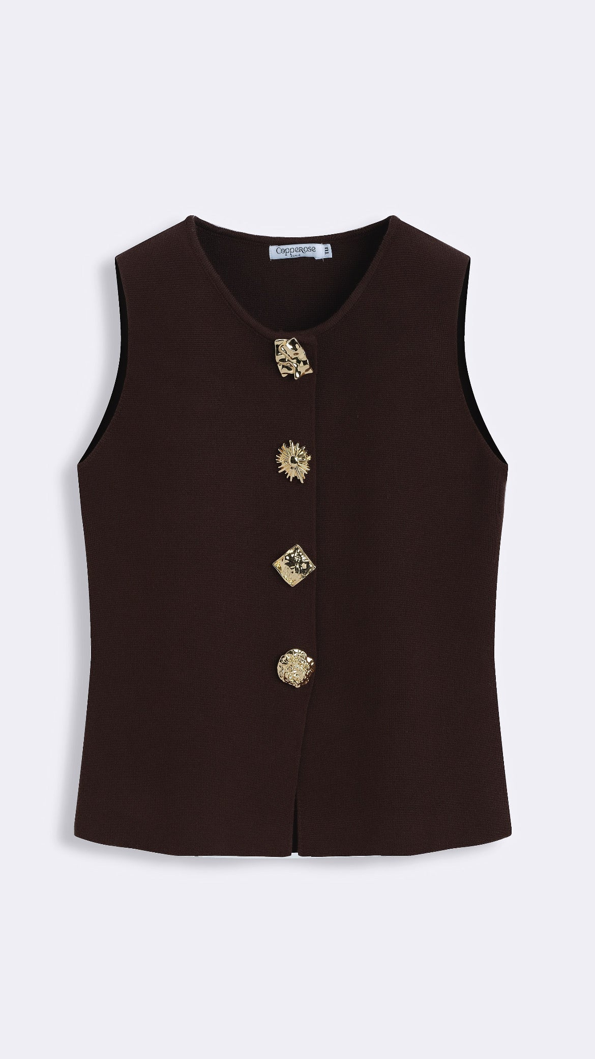 LEONA TOP - BROWN