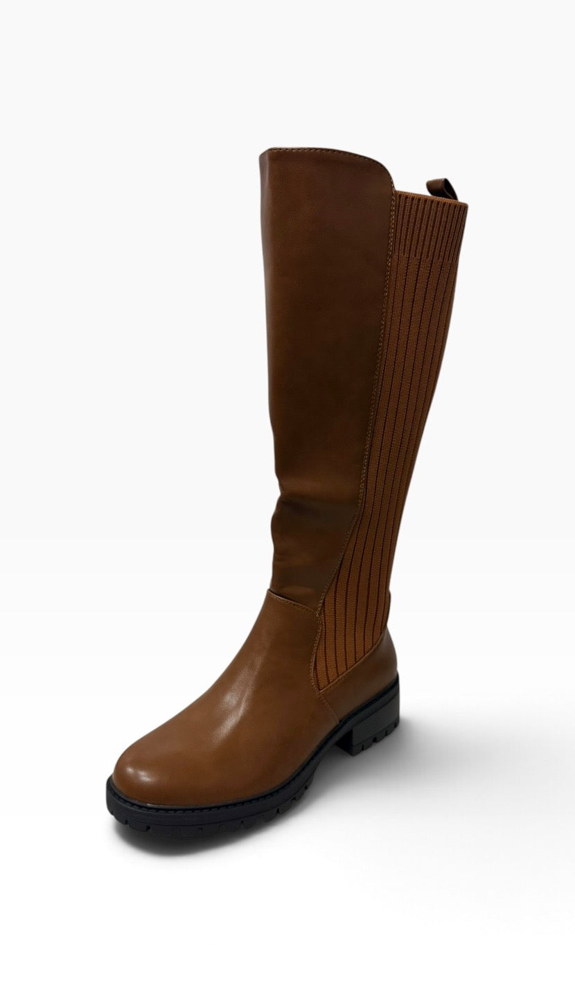 DONNA LONG BOOT CAMEL