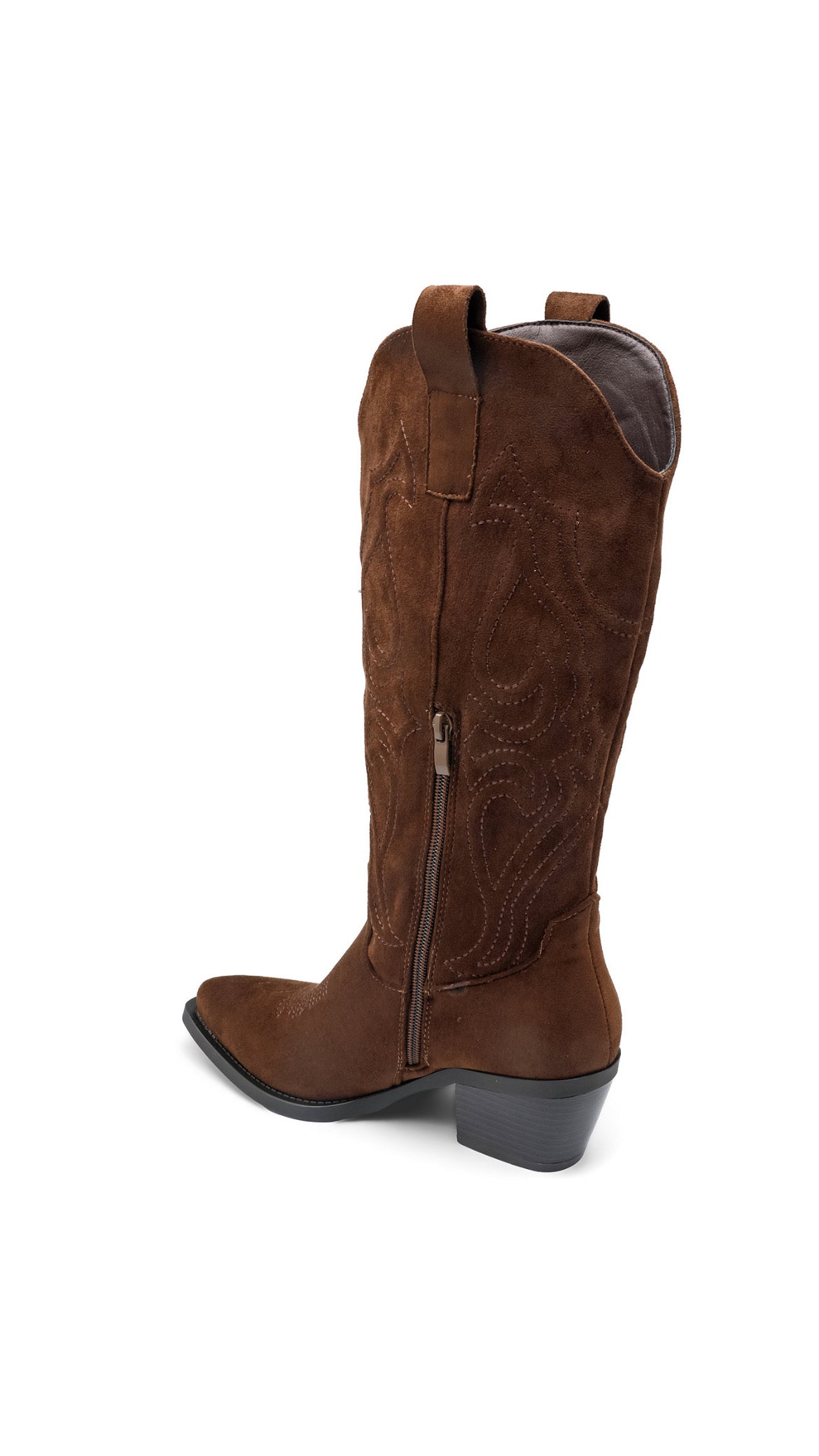 ROSIE COWBOY WESTERN BOOTS - BROWN