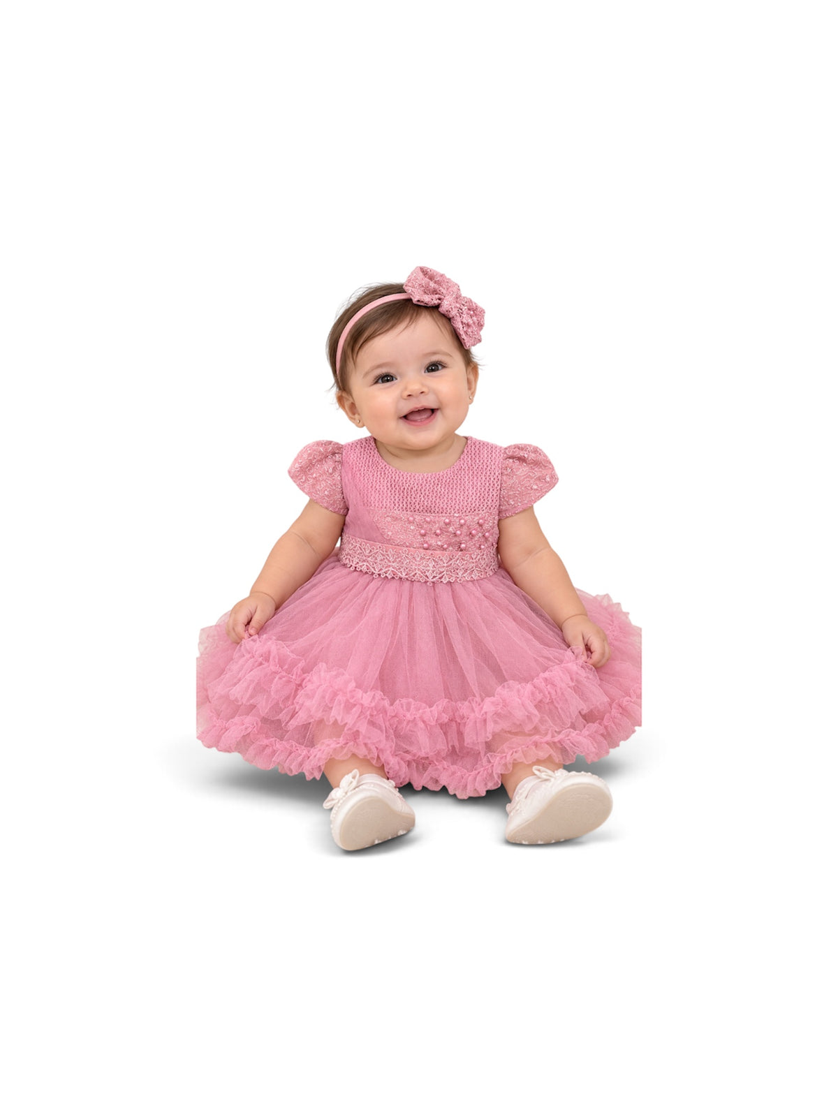 Lily Kids Dress Pink