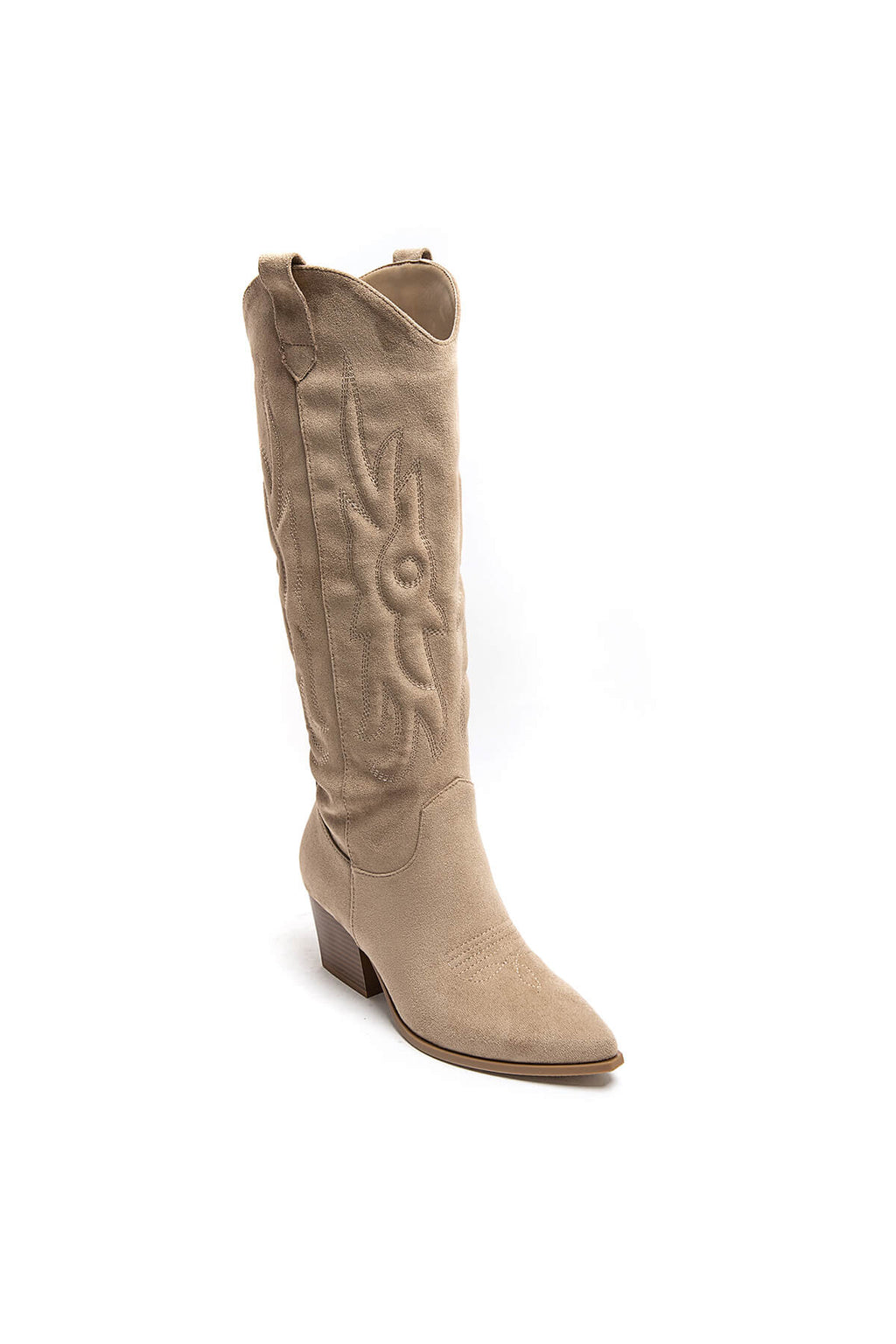 EVE COWBOY WESTERN BOOTS - KHAKI