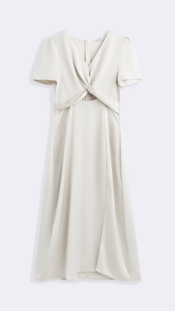 UNA DRESS BEIGE