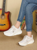 Roxanne Beige Women’s Retro Chunky Trainers