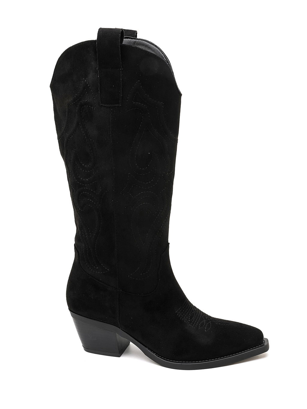 ROSIE COWBOY WESTERN BOOTS - BLACK