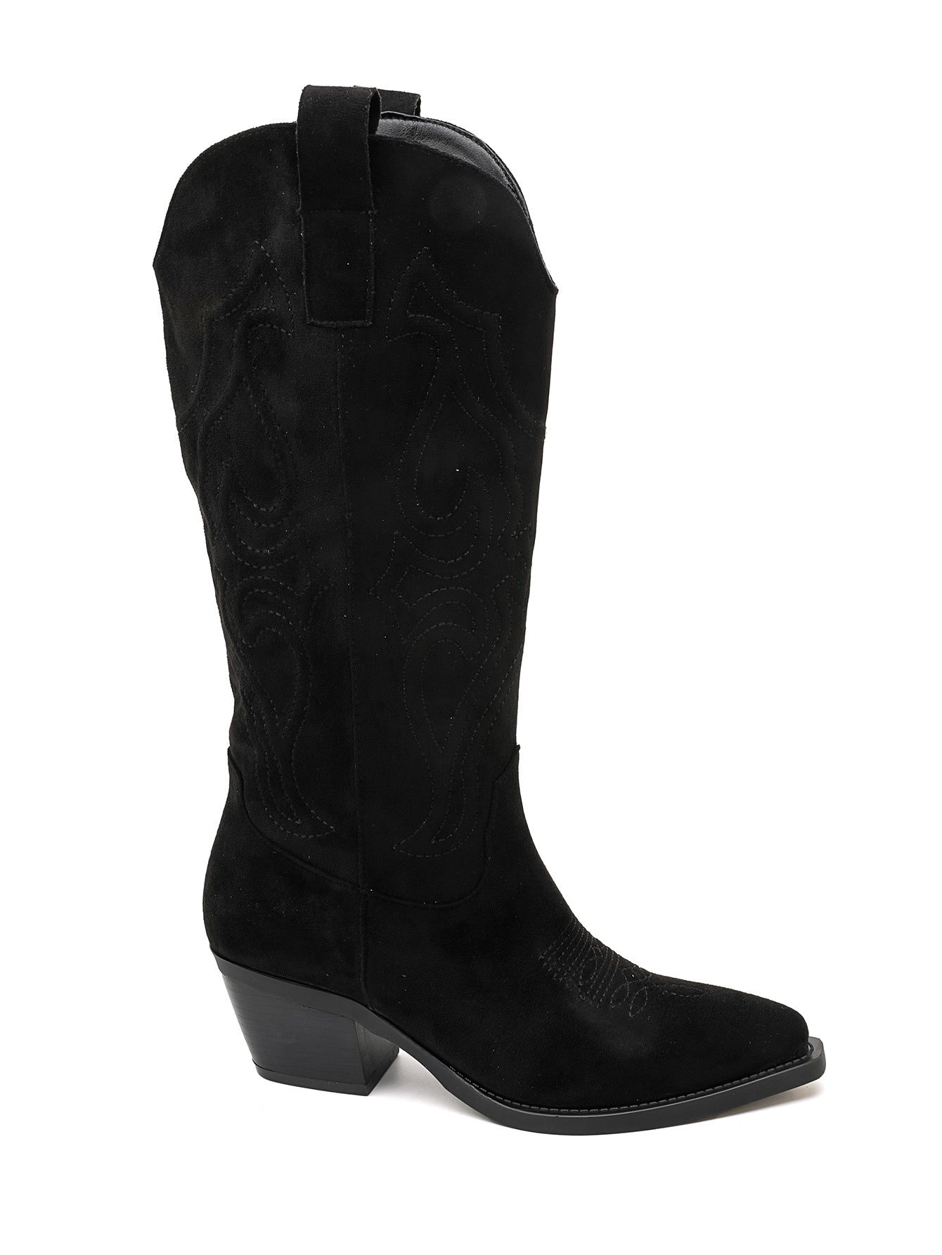 ROSIE COWBOY WESTERN BOOTS - BLACK