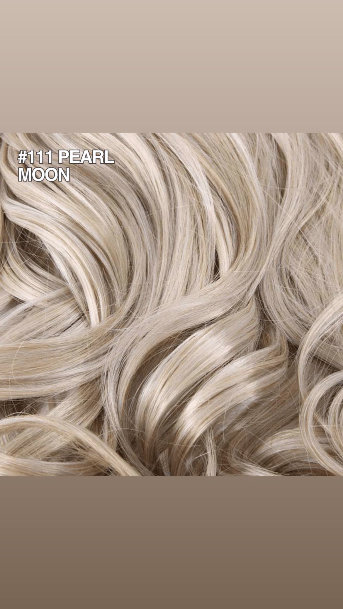 PEARL MOON WAND WAVE ONE PIECE HAIR EXTENSION