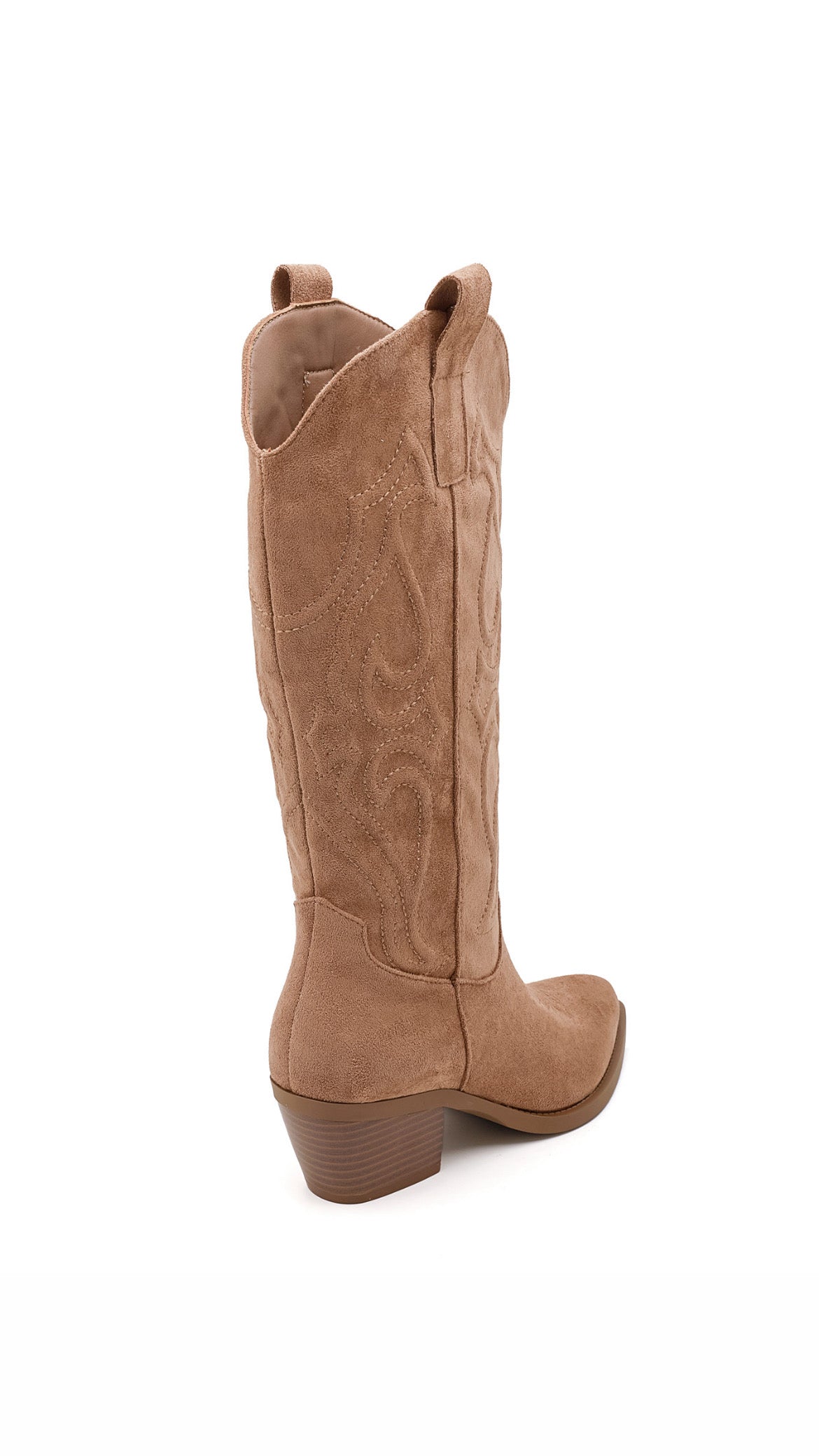 ROSIE COWBOY WESTERN BOOTS - CAMEL