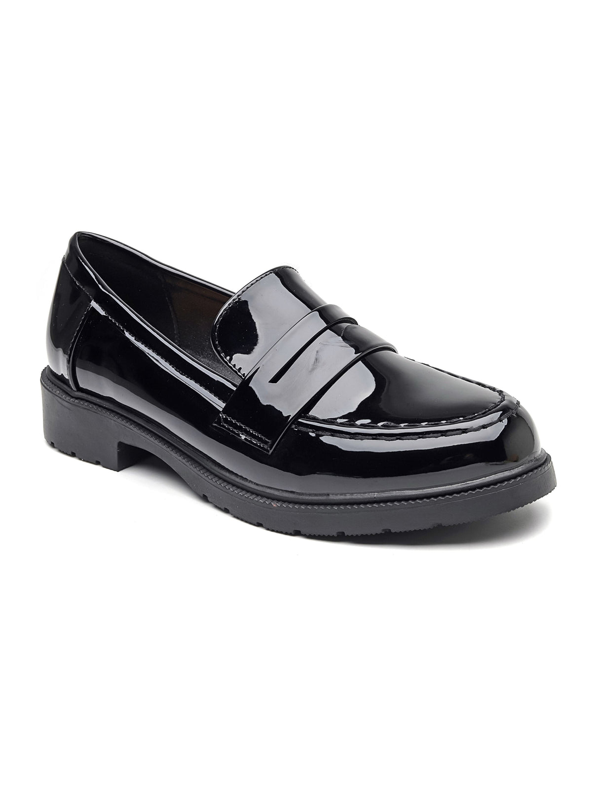 Gigi Classic Loafers – Black Pu