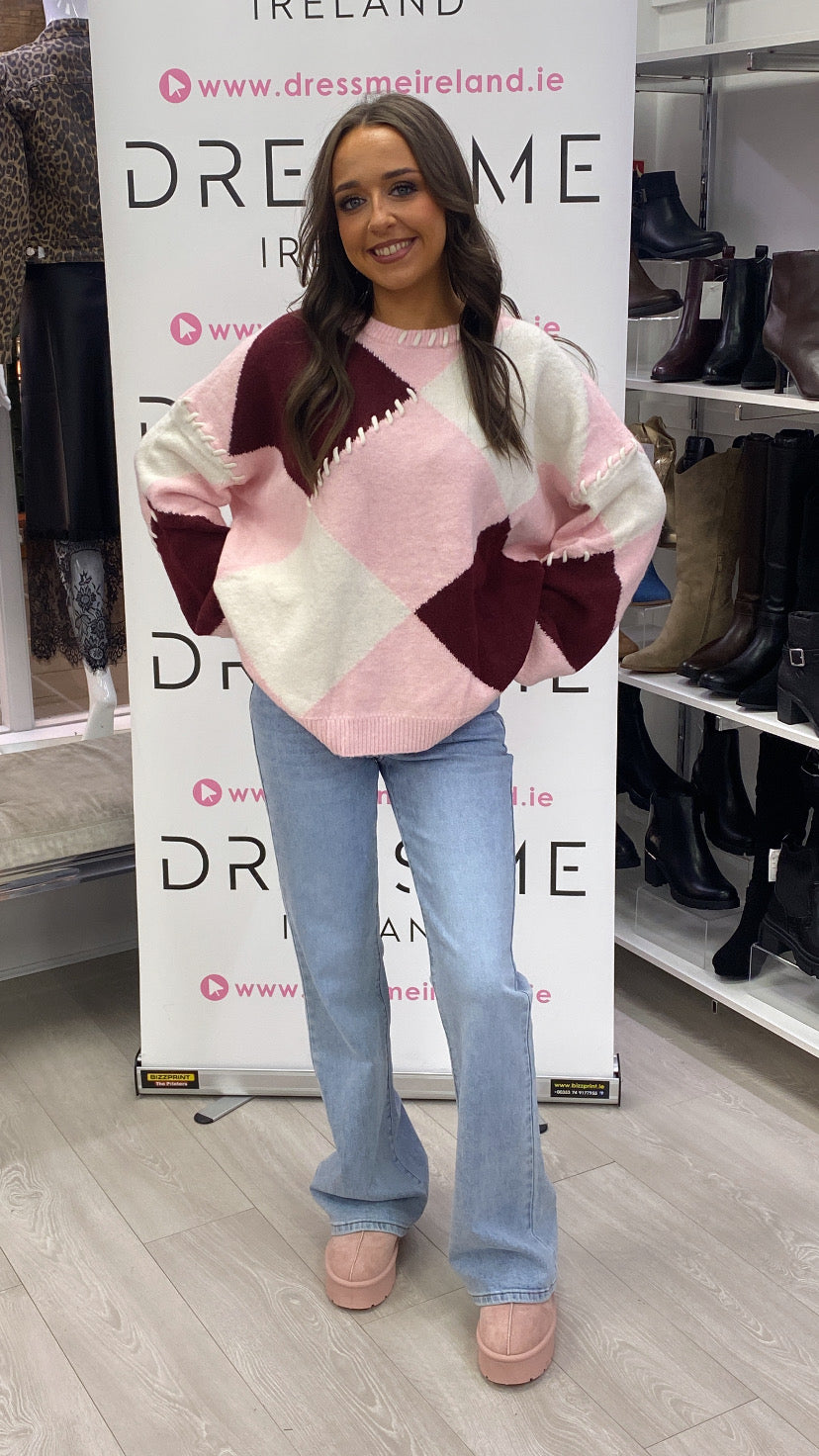 TAYLOR JUMPER - BURGANDY