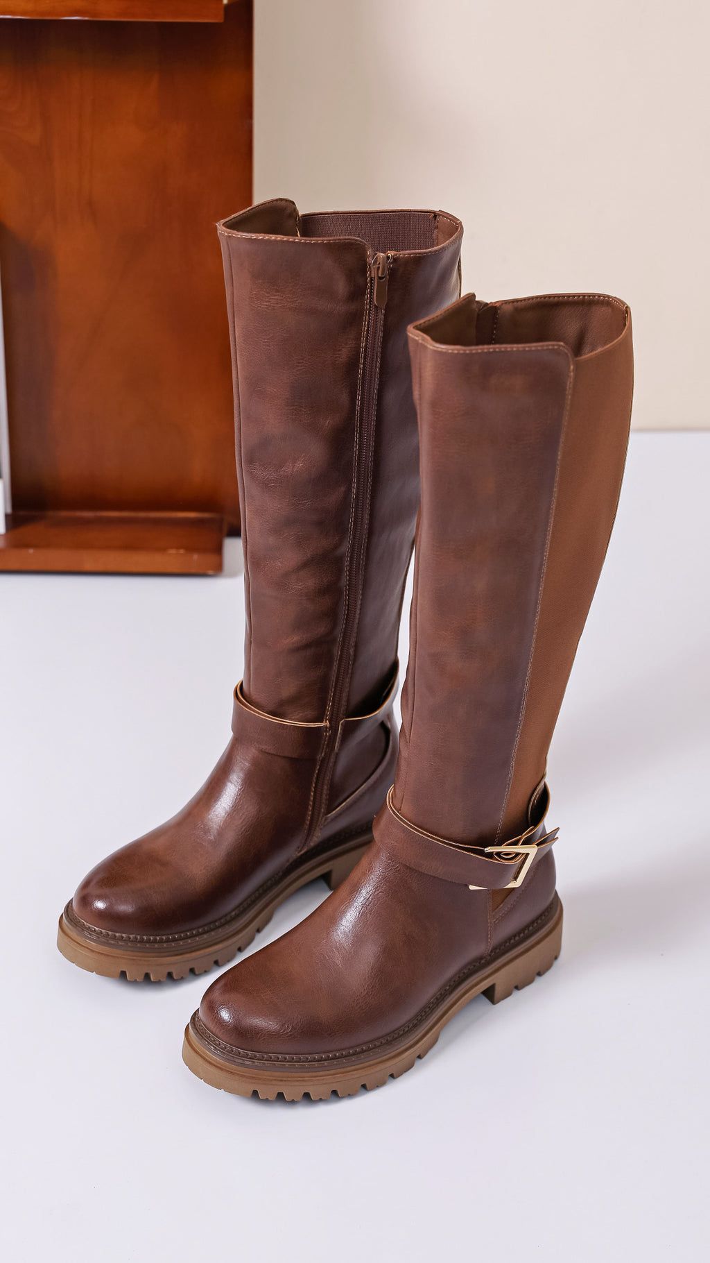 ZOE BOOT - CAMEL
