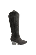 EVE COWBOY WESTERN BOOTS - BLACK
