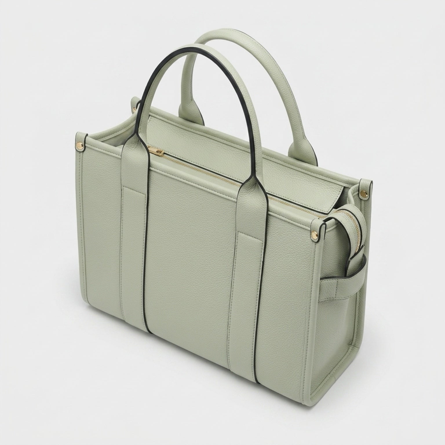 RIA Structured Tote Bag - Green