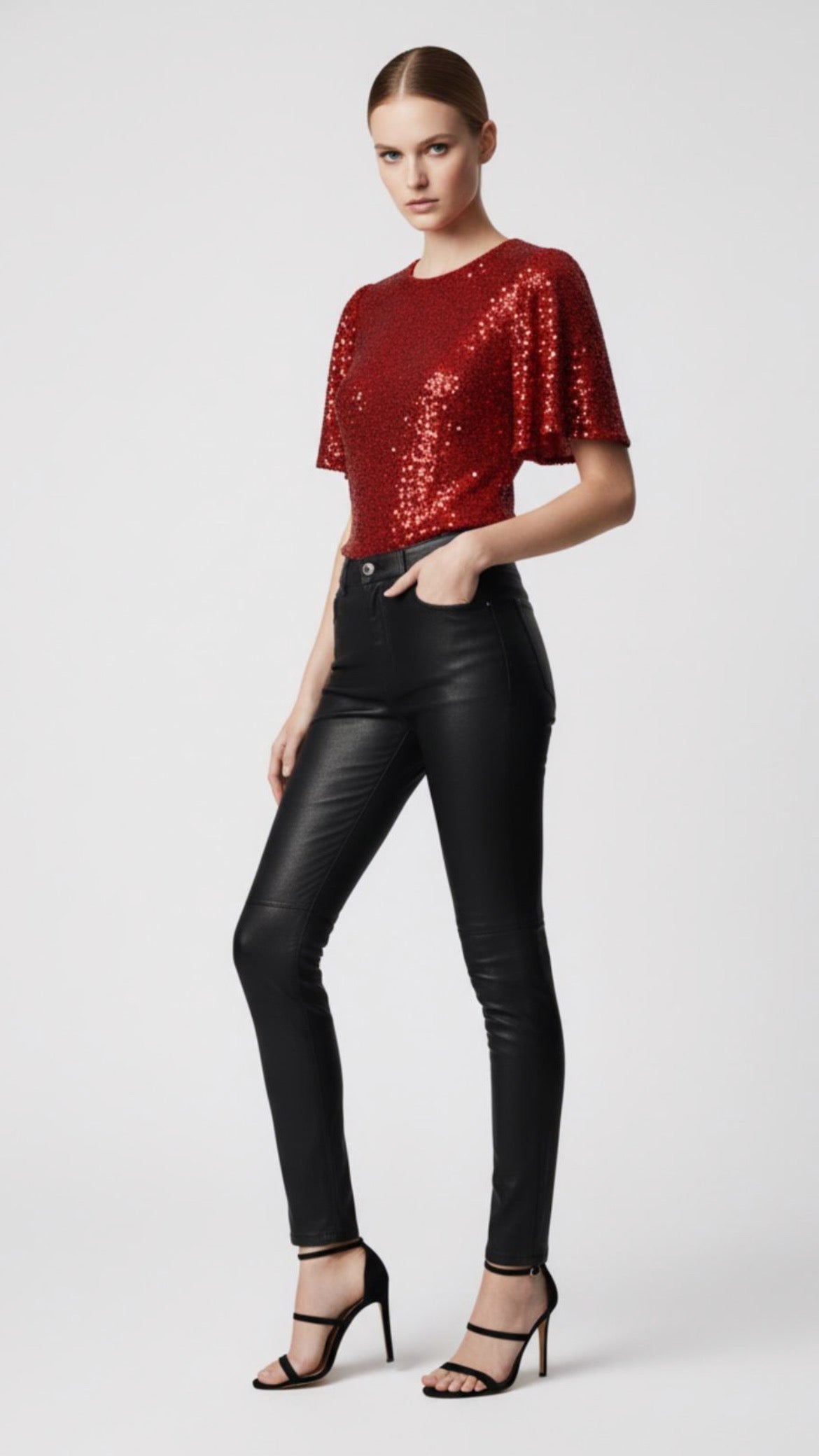 OLIVIA TOP - RED