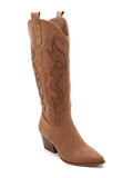 Cassidy Western Knee-High Cowboy Boots – Camel