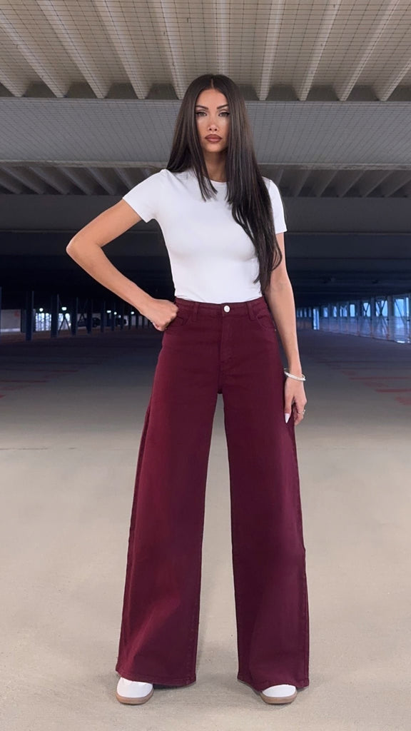 SAMI JEANS BURGANDY