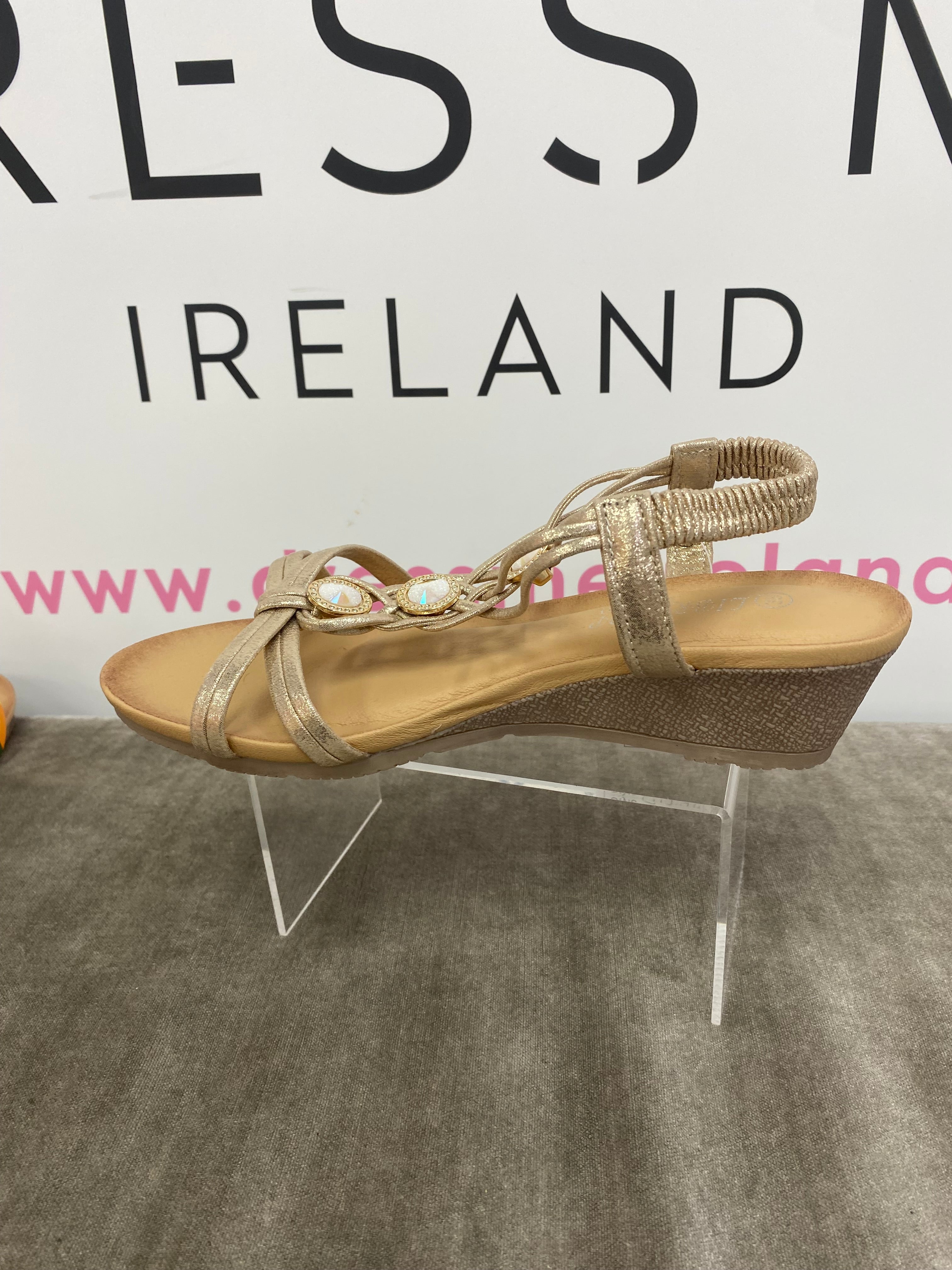 ALEX SANDAL- GOLD