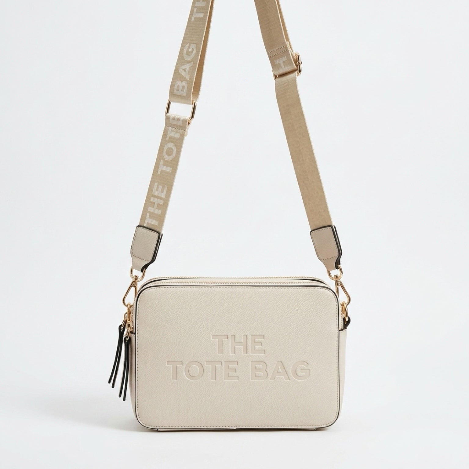 MIA Crossbody Tote Bag - Beige