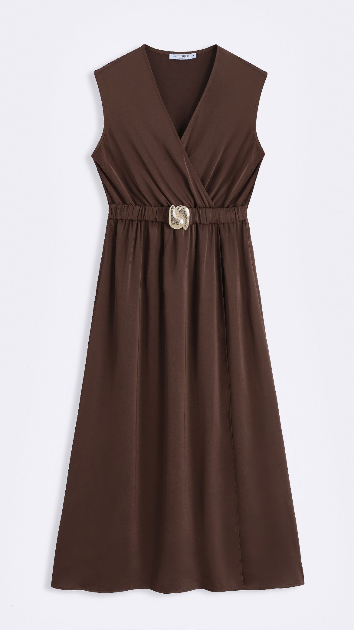 KIM DRESS - BROWN