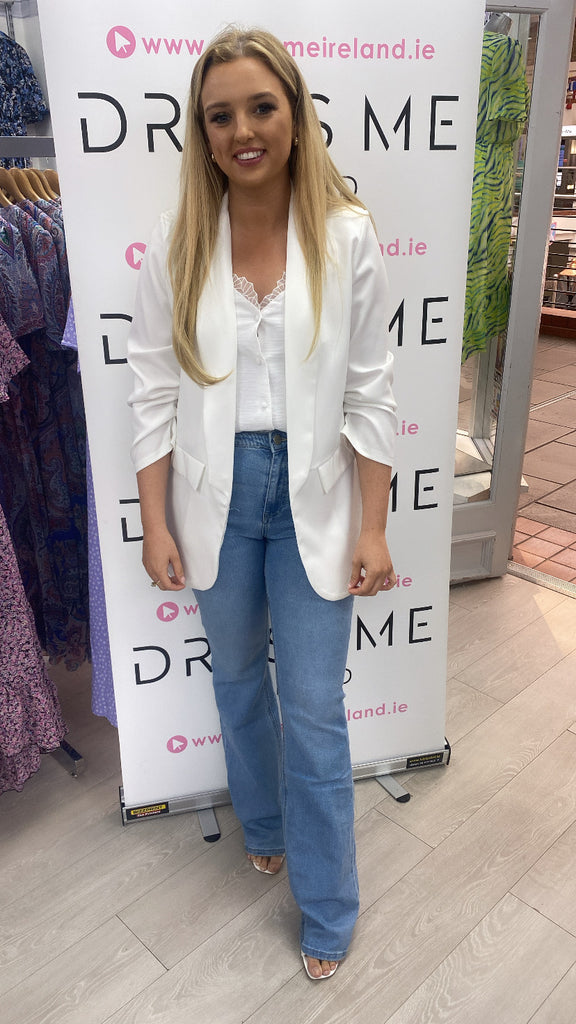 PHOEBE BLAZER WHITE