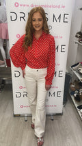 FIADH BLOUSE- RED