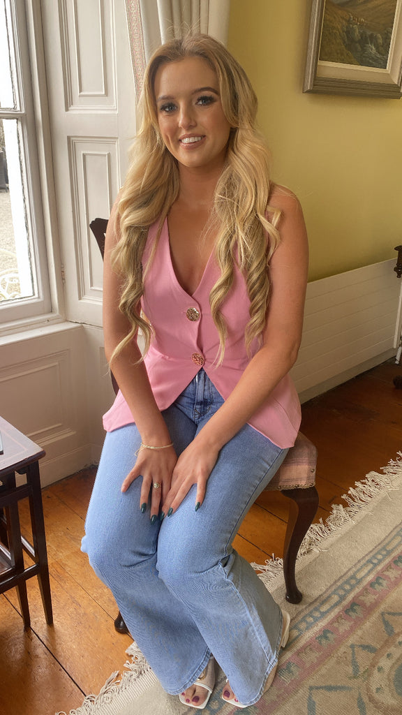 ROSIE WAISTCOAT PINK