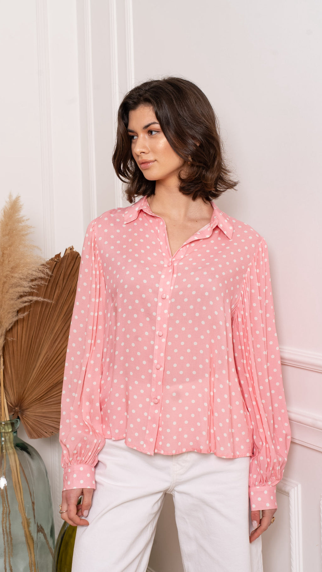 FIADH BLOUSE- PINK