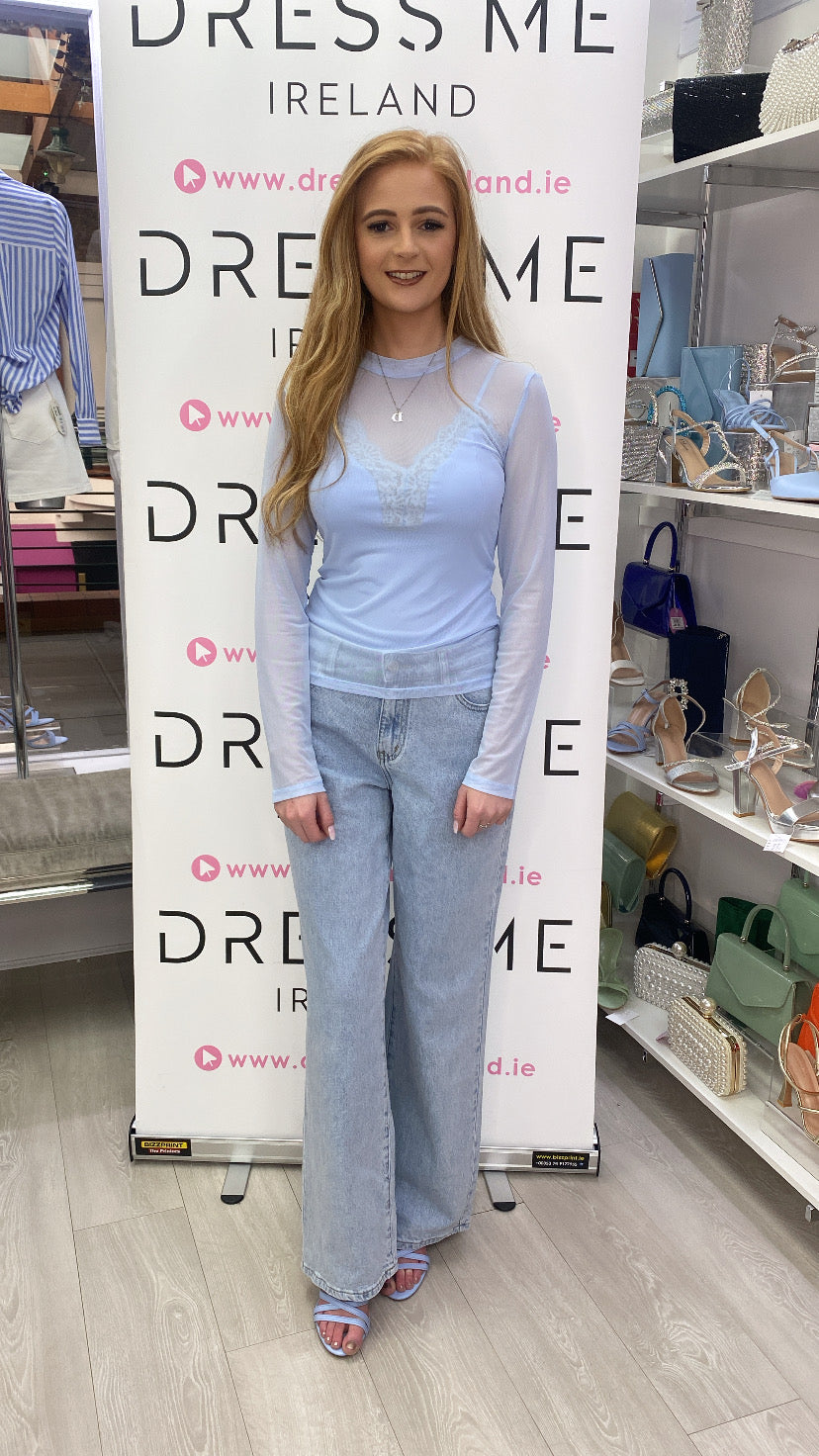 ARIA TOP - BLUE