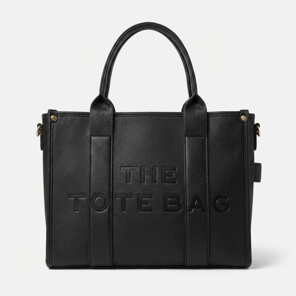 RIA Structured Tote Bag - Black