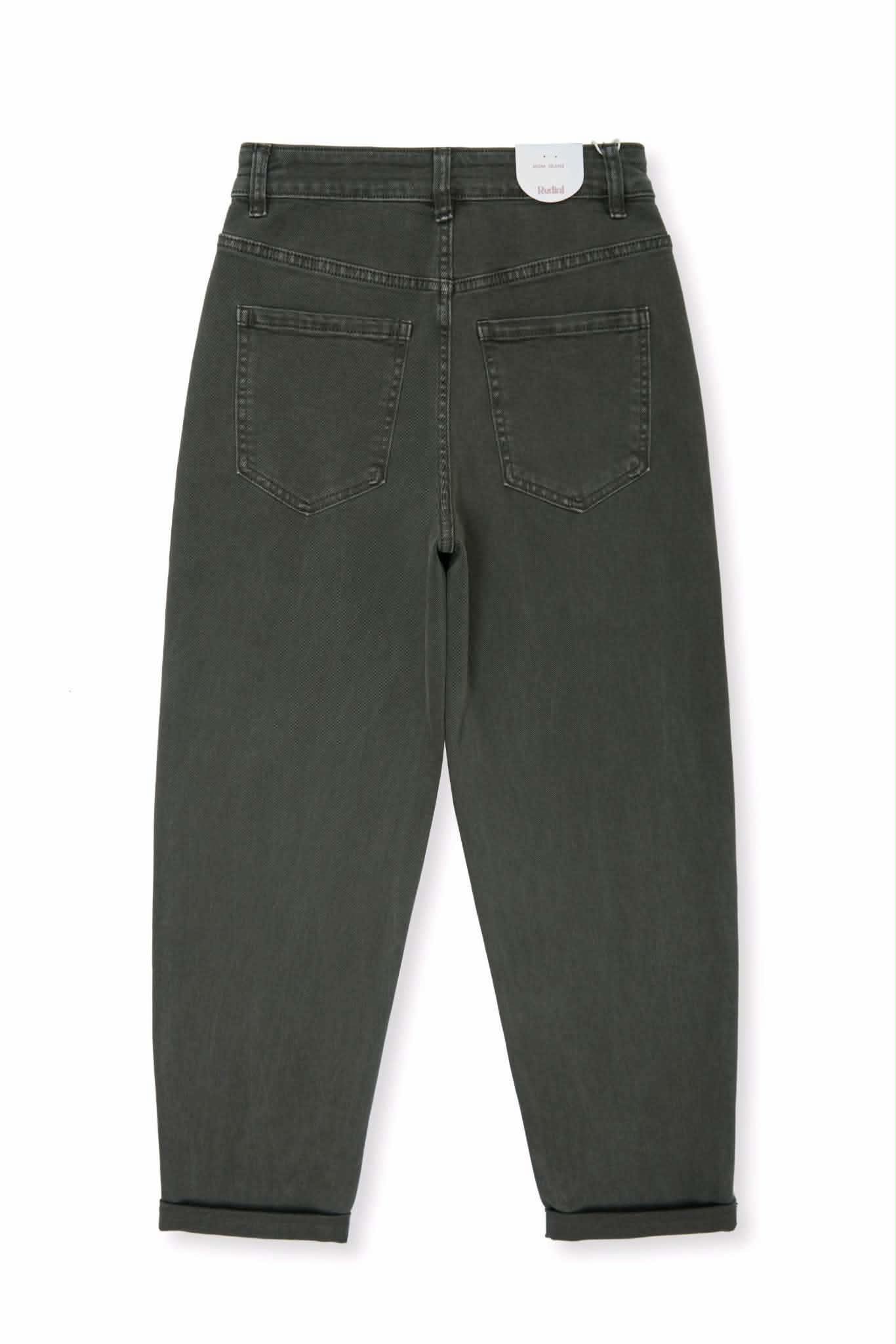 GRACE Mom Jeans - Khaki