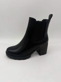 Libby Block Heel Chelsea Boots – Black