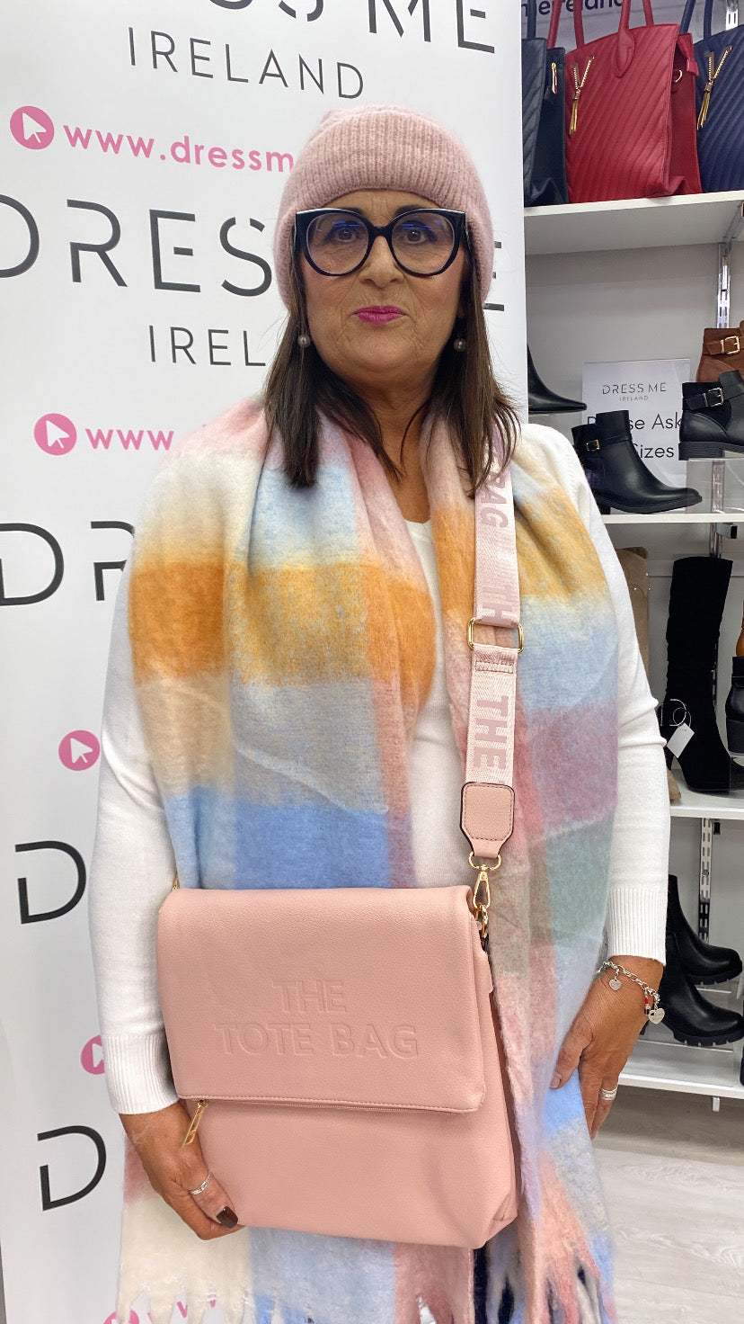 LANA SCARF - BLUE/PINK