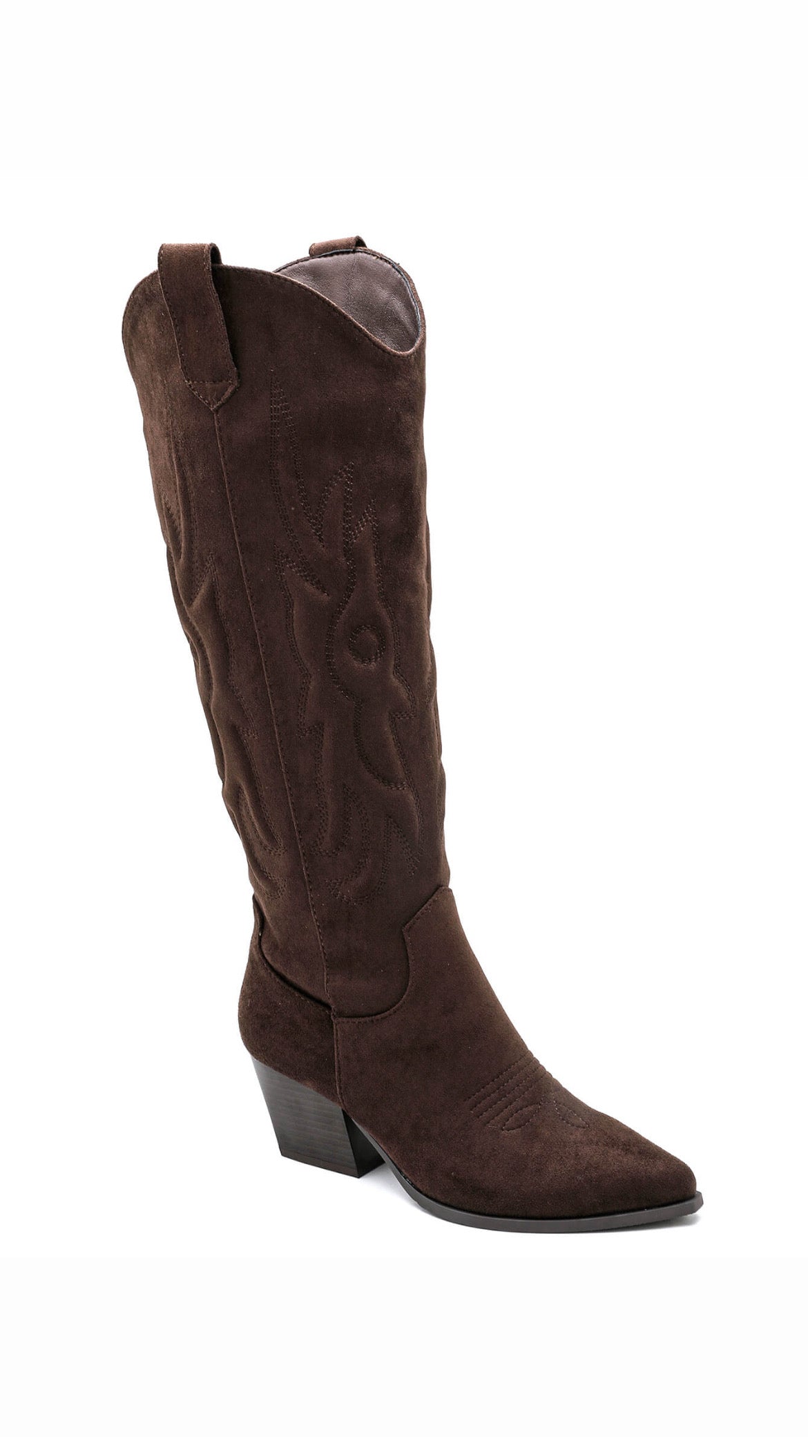 EVE COWBOY WESTERN BOOTS - BROWN