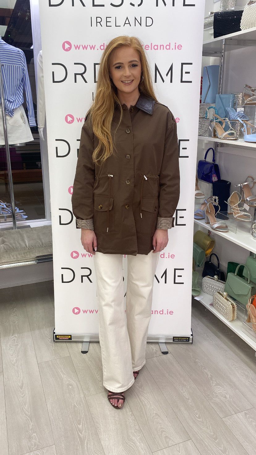 CATRIONA JACKET - BROWN