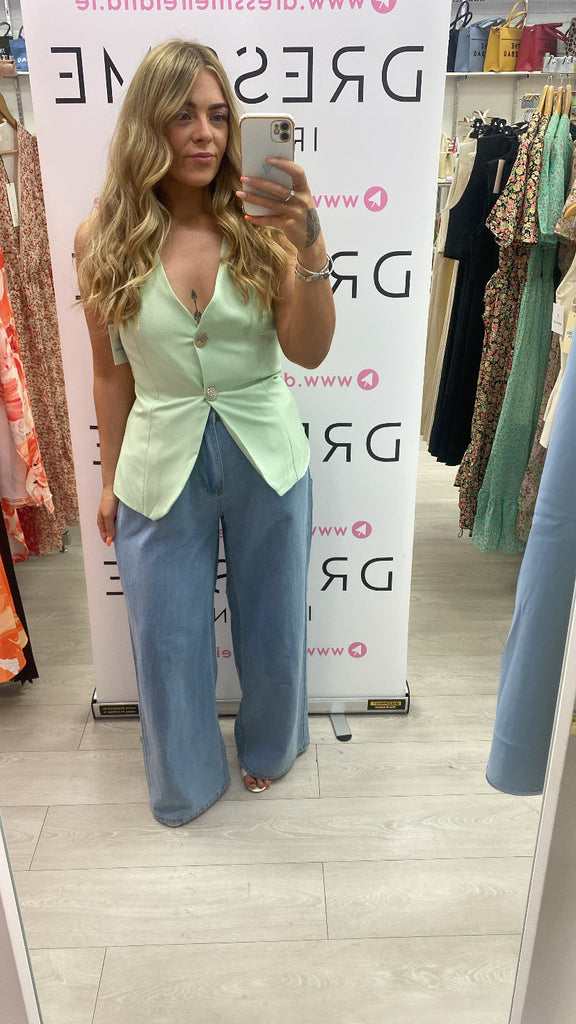 ROSIE WAISTCOAT GREEN