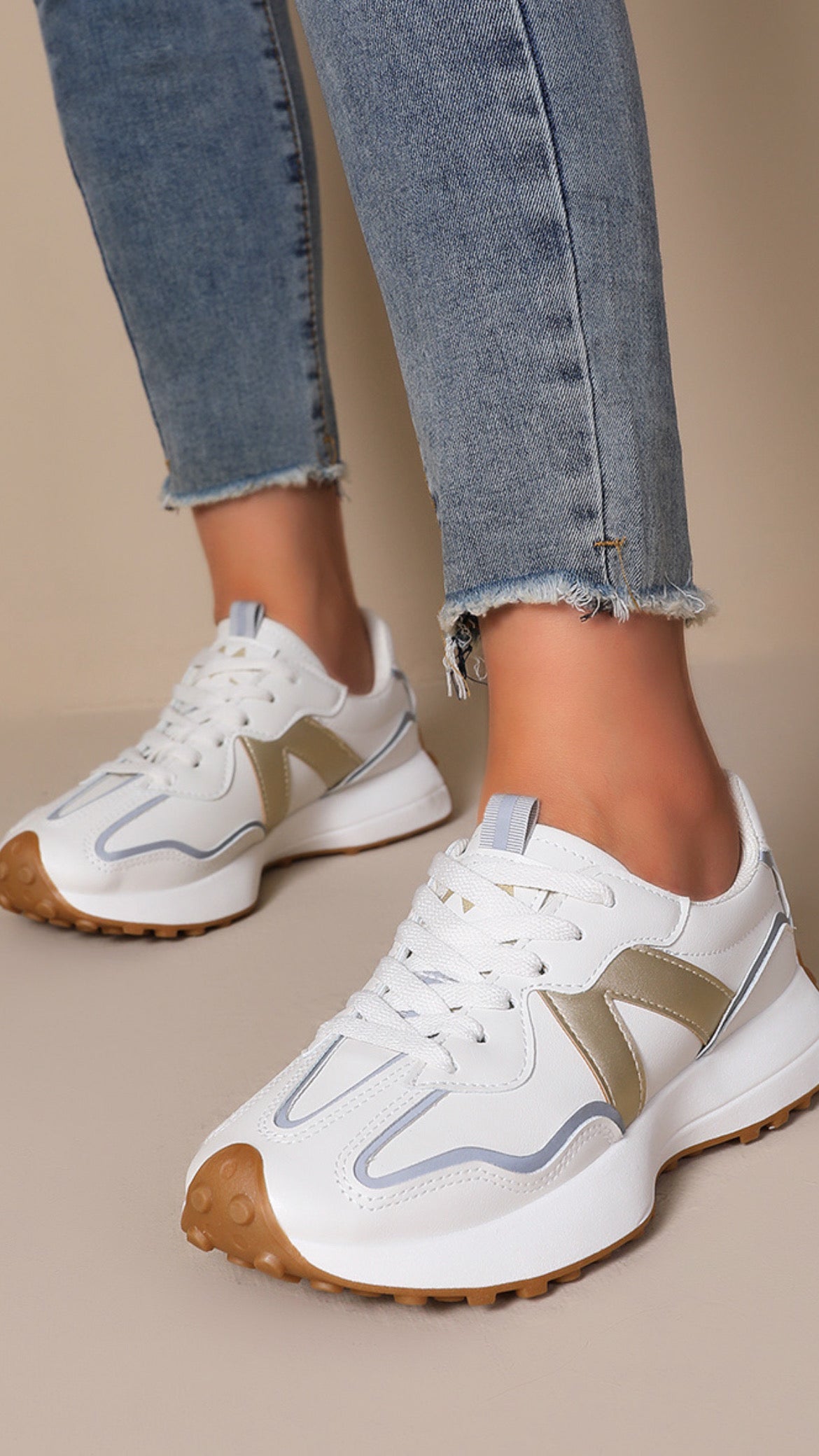 EMMA TRAINERS - GOLD