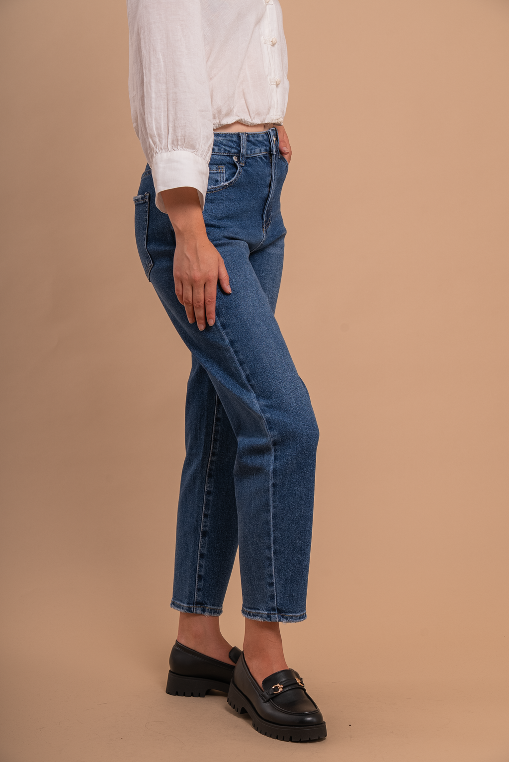 Suzy High Rise Tapered Jeans