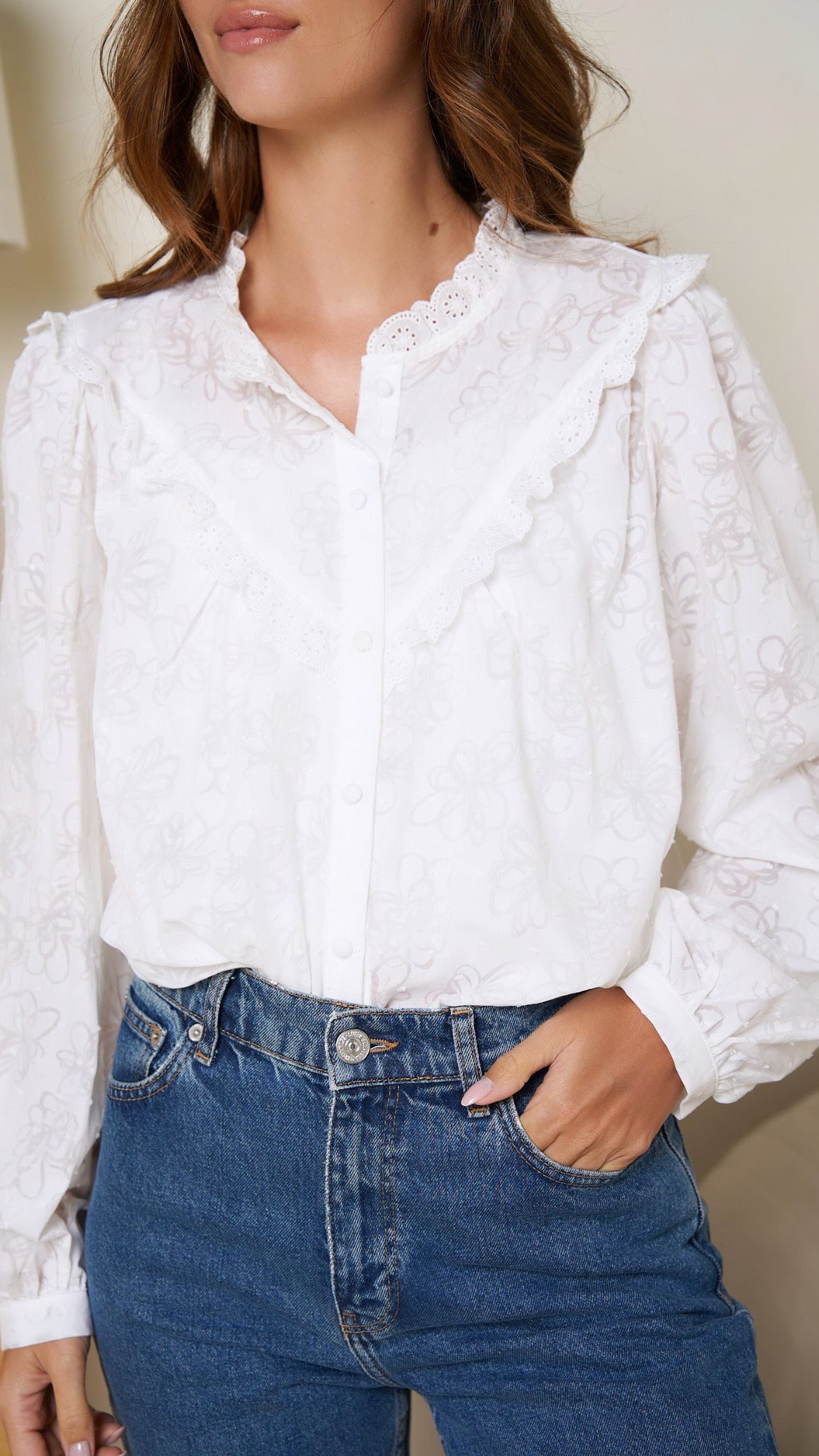 ZARA BLOUSE - WHITE