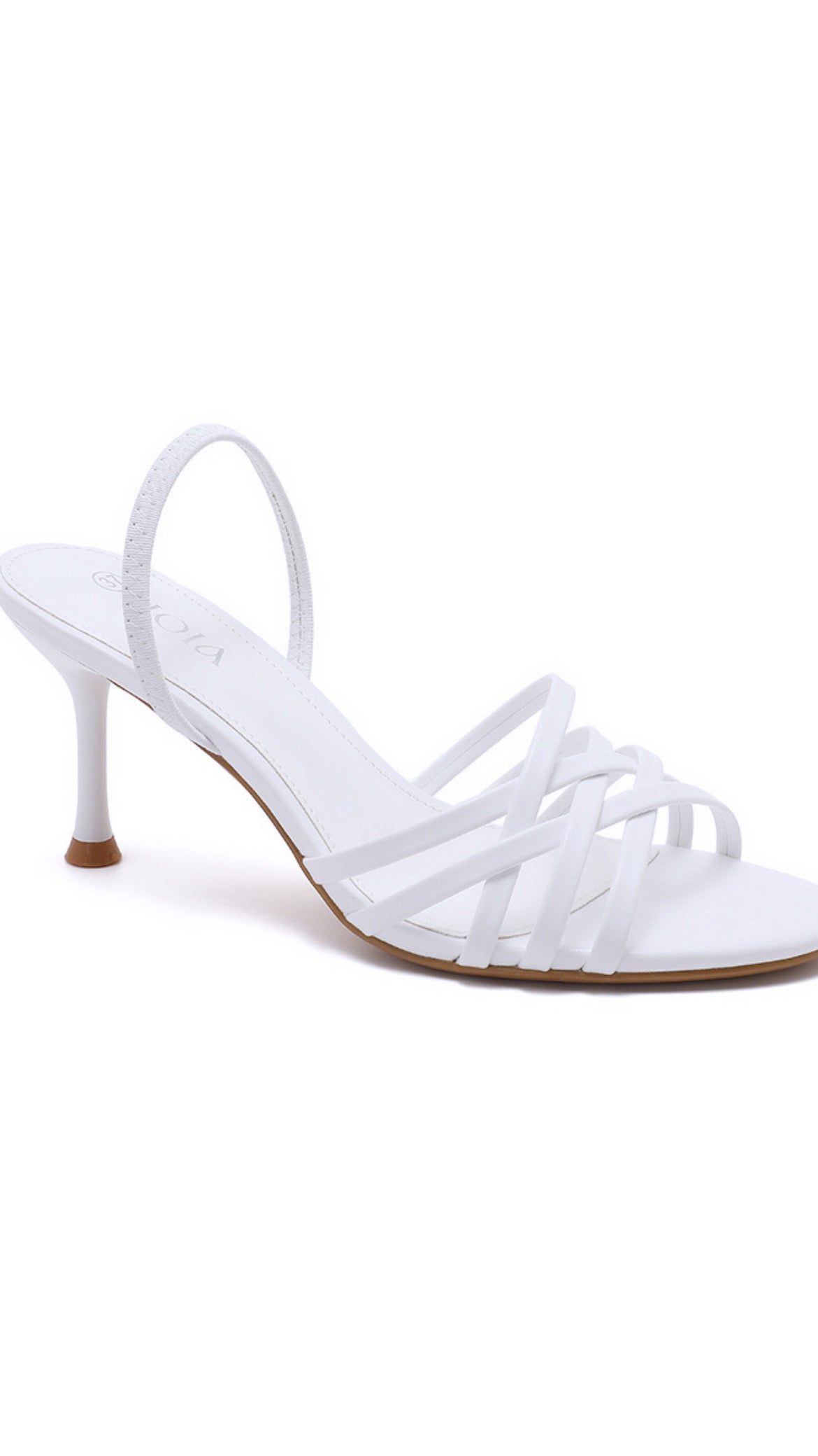 POLLY HEEL - WHITE